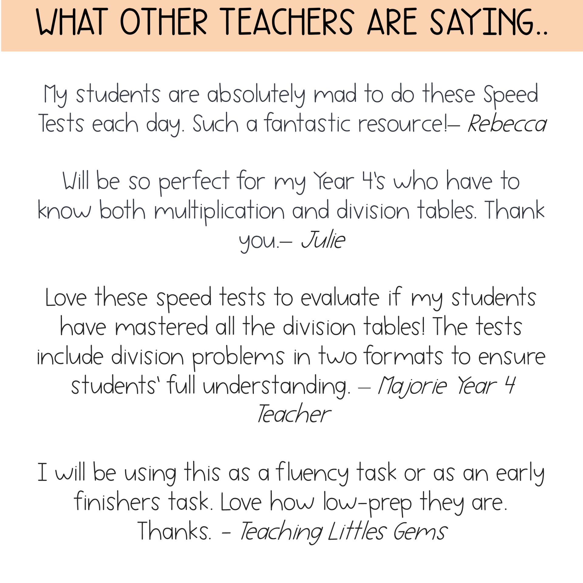 Speedy Numbers Booklet | Division | Dividing By 11, 12, Mixed – Rainbow ...