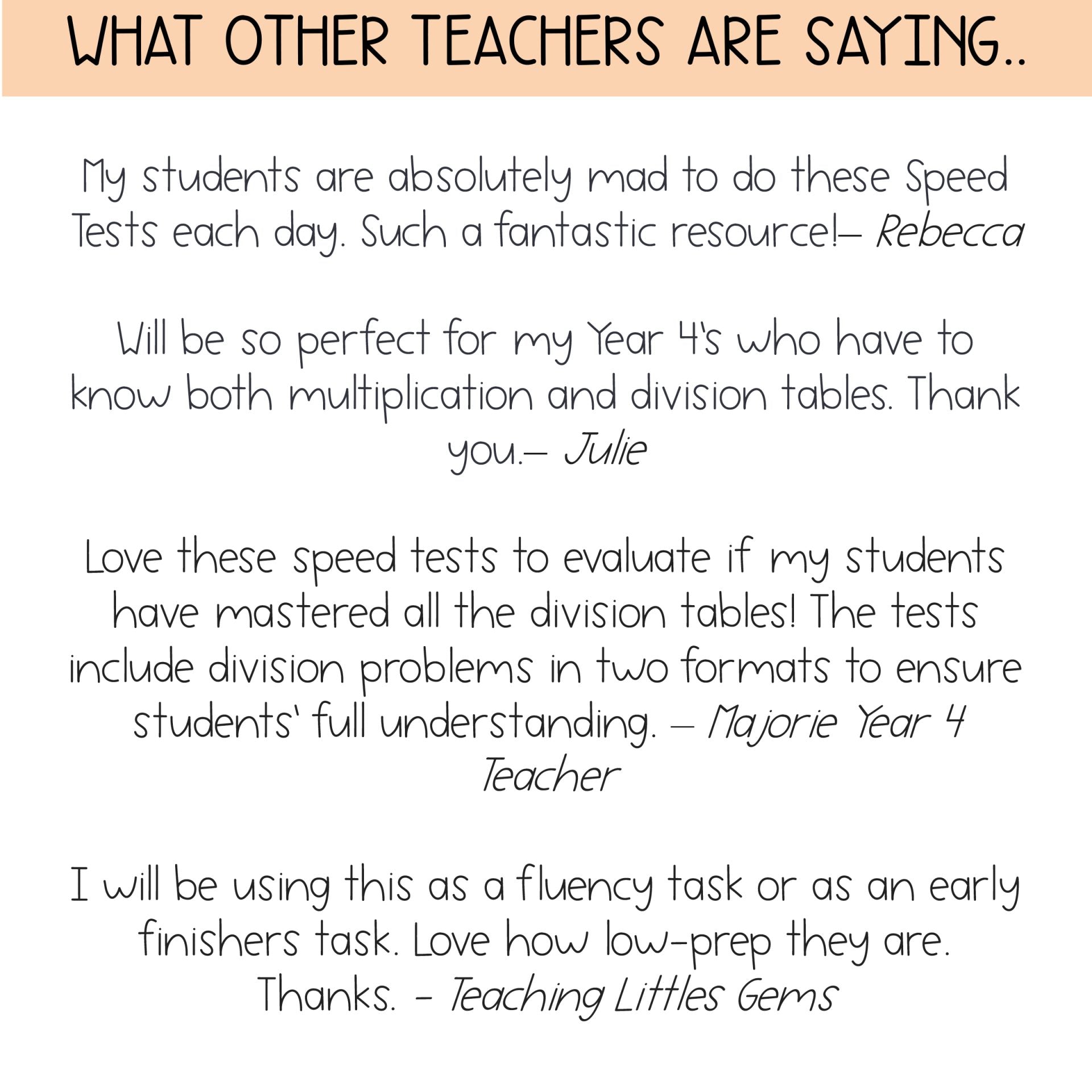 Division Speedy Number Booklet | Dividing by 11, 12, Mixed [Mental Maths]