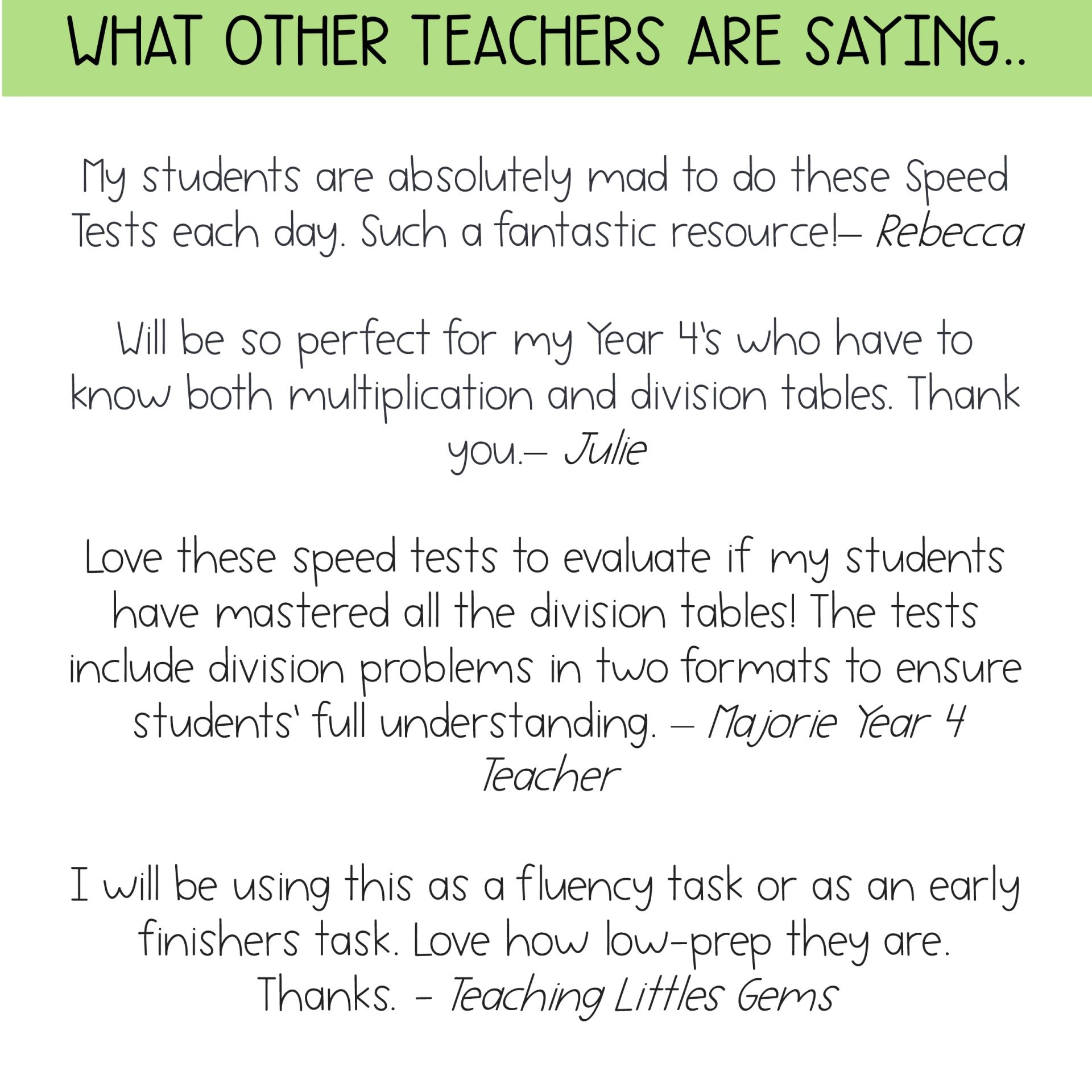 Division Speedy Number Booklet | Dividing by 2, 5, 10