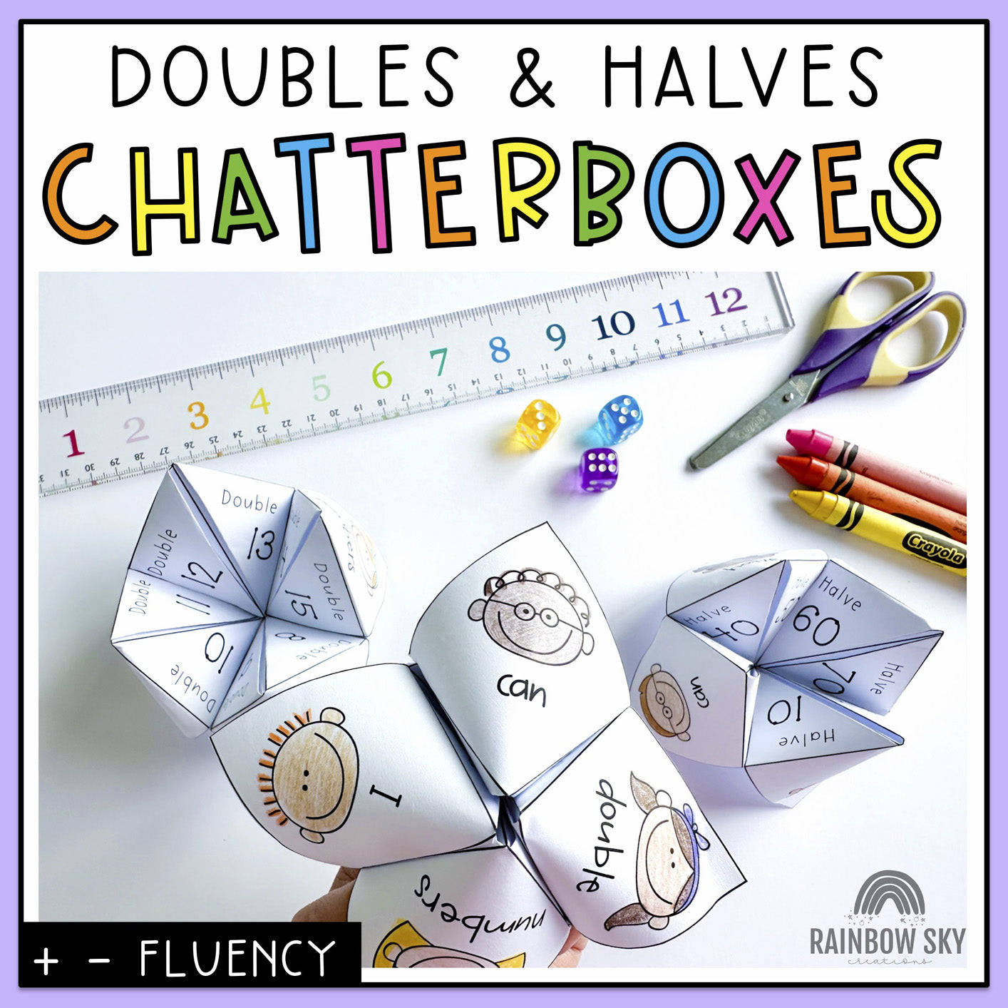 Doubles and Halves Chatterboxes | Doubling Maths Centres