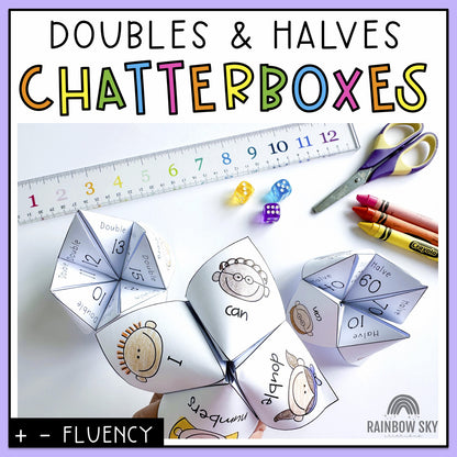 Doubles and Halves Chatterboxes | Doubling Maths Centres