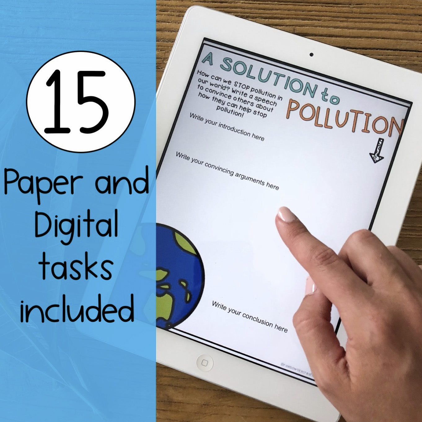 EARTH DAY Pack | Year 3-6 {Paper & Digital VERSIONS} Distance Learning