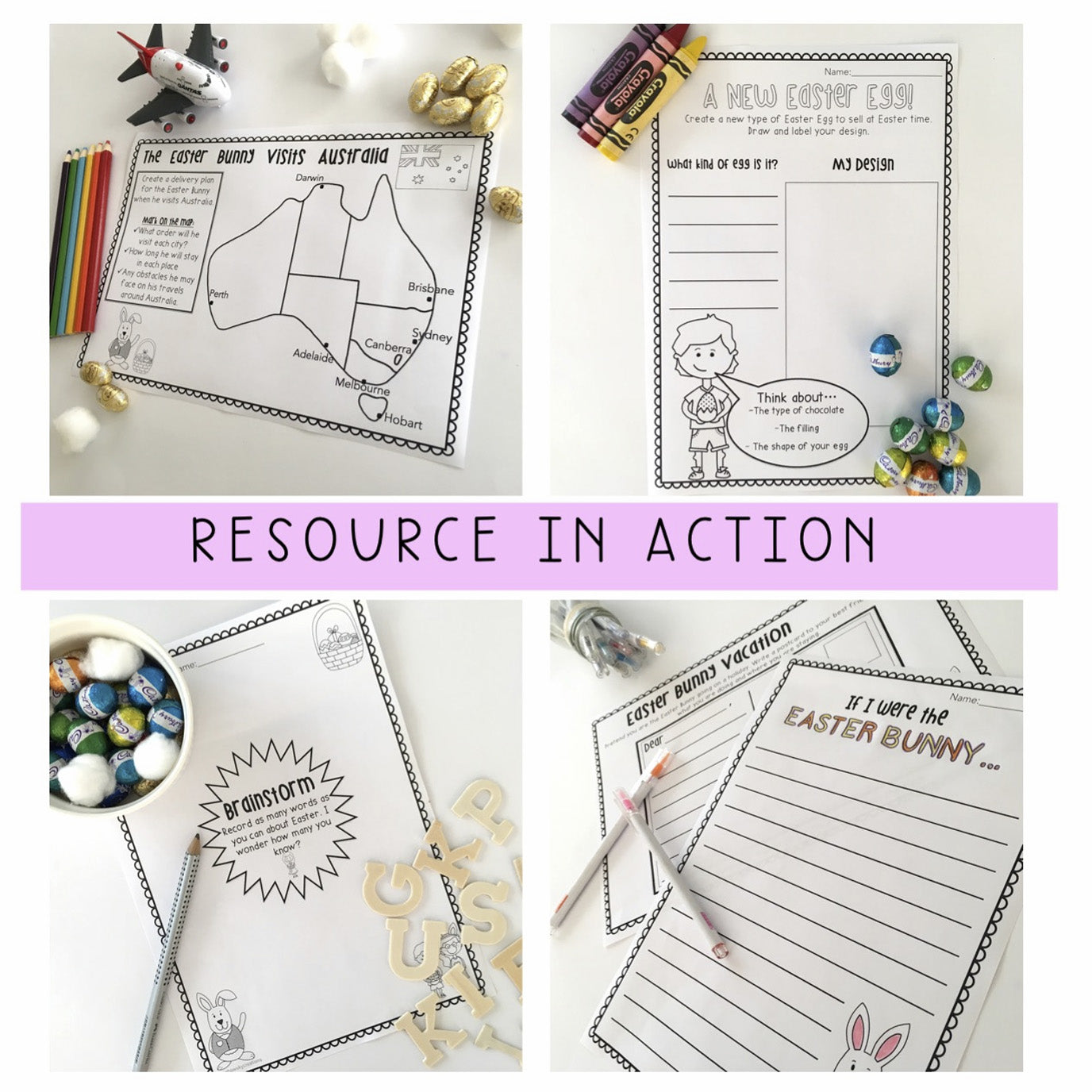 Easter Activities Australia | Easter Worksheets Grades 1-2