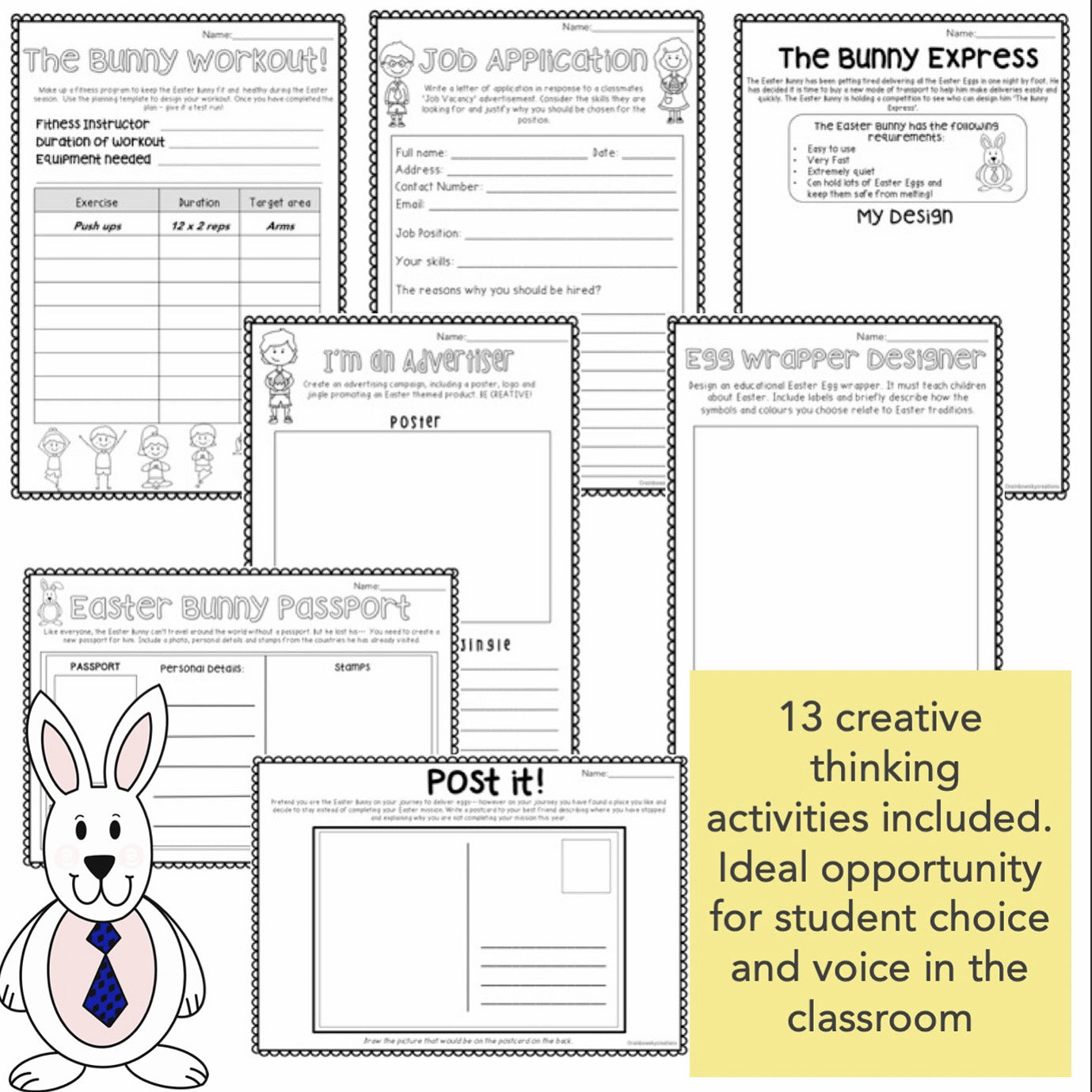 Easter Activities Australia | Easter Worksheets Grades 3-6