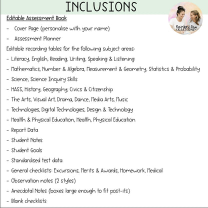 Eucalyptus Teacher Assessment Book | Data Records