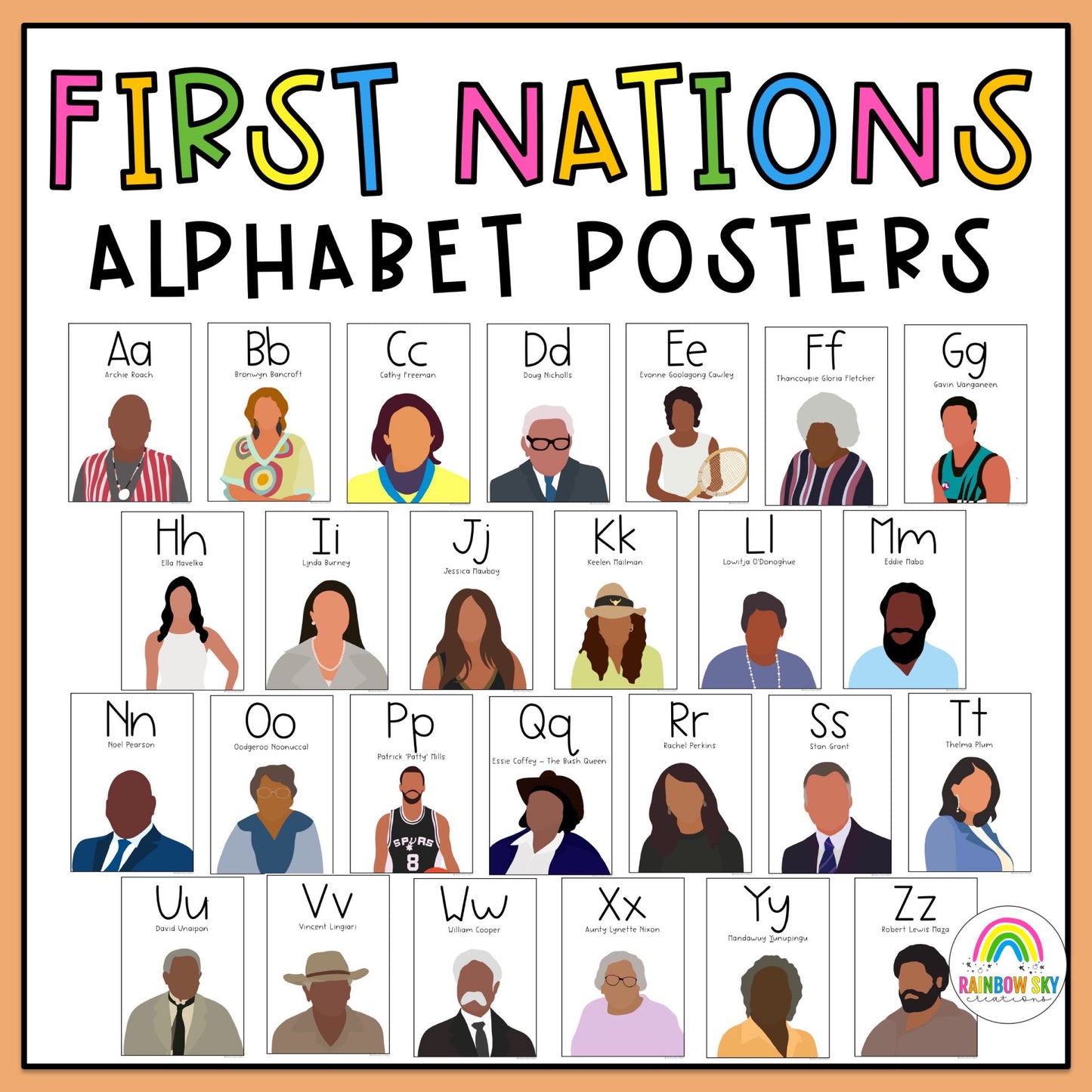 First Nations Alphabet Posters [NAIDOC Week, Australia]