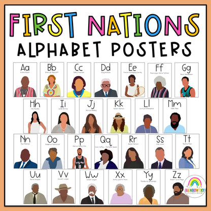 First Nations Alphabet Posters [NAIDOC Week, Australia]