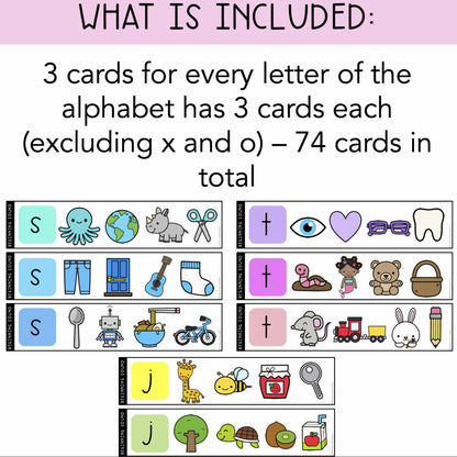 Initial Sound Activity / Beginning Sound Phonics Game