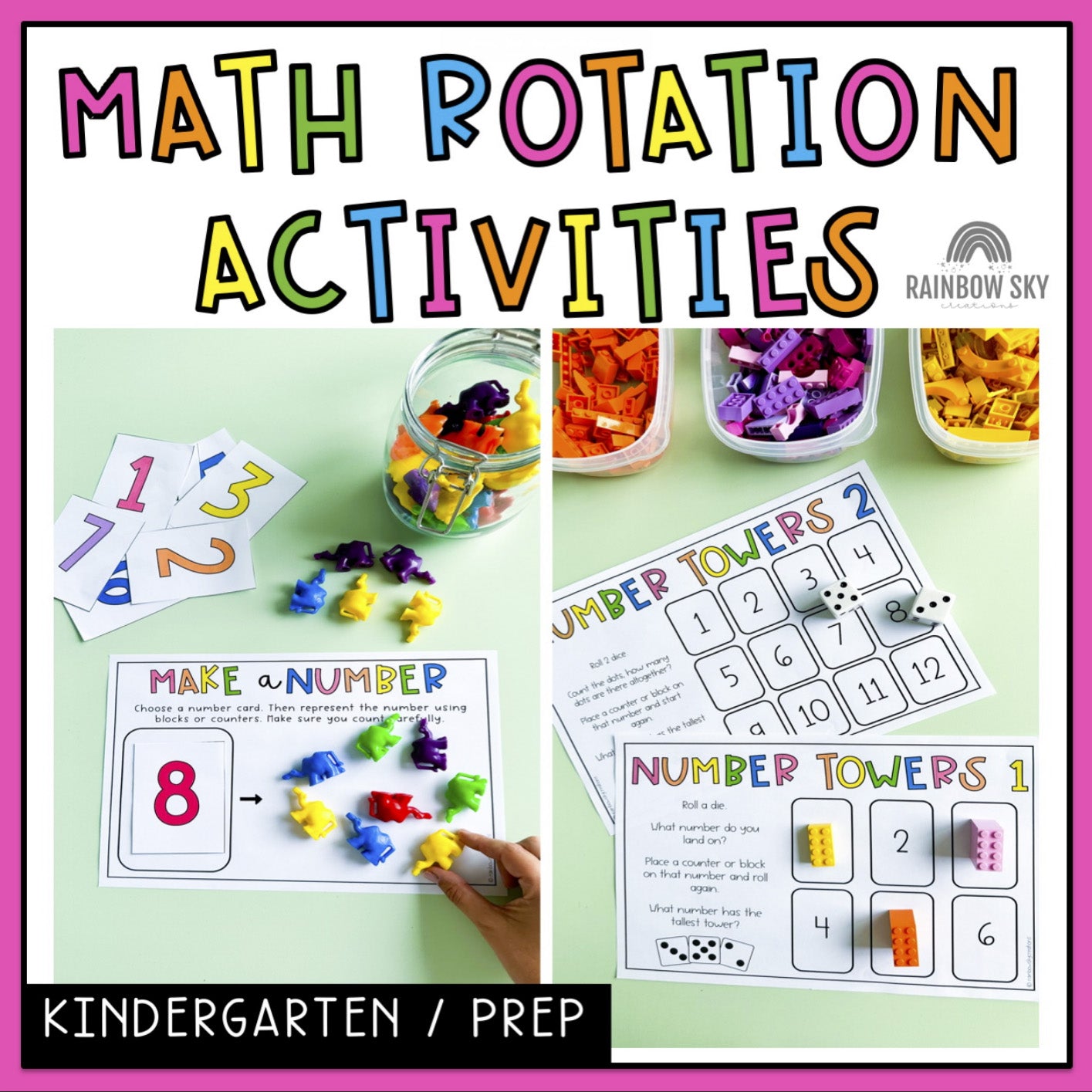 Math Centers for Kindergarten | Prep Maths Group Activities