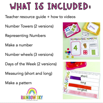 Math Centers for Kindergarten | Prep Maths Group Activities