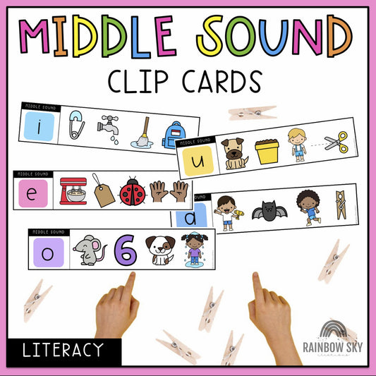 Middle Sound Activity / Middle Sound Phonics Game