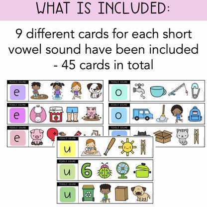 Middle Sound Activity / Middle Sound Phonics Game