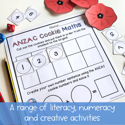 NZ ANZAC Day Pack | Year 1 [New Zealand Anzac Day Activities]