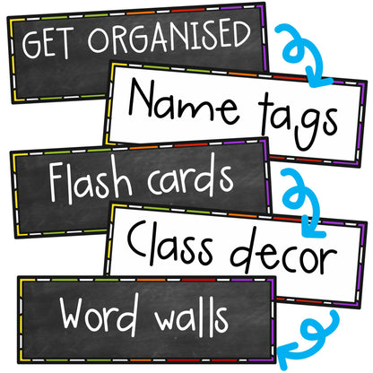 Editable Name Tags | Editable Labels