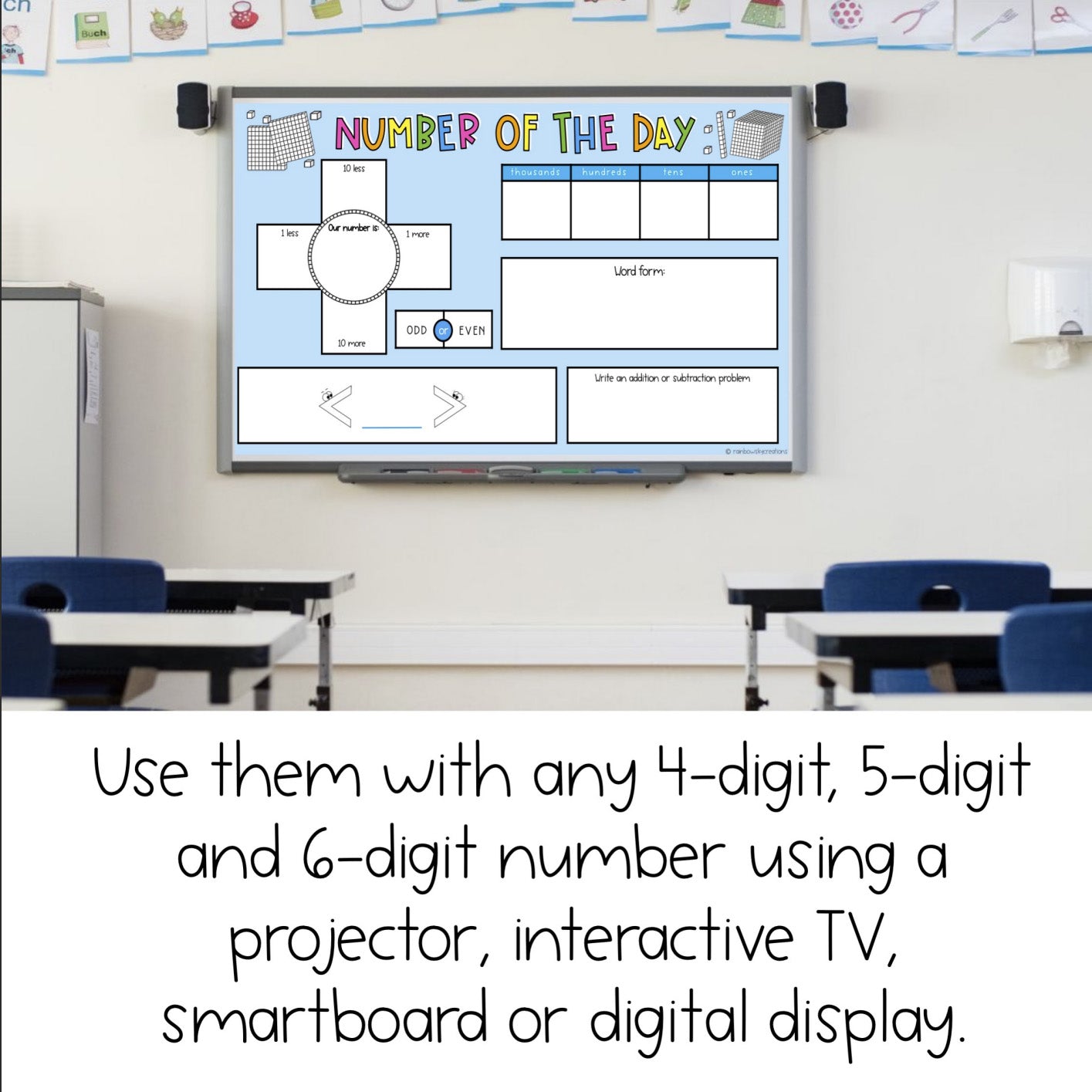 Number of the Day Warmup | Daily Number Slides