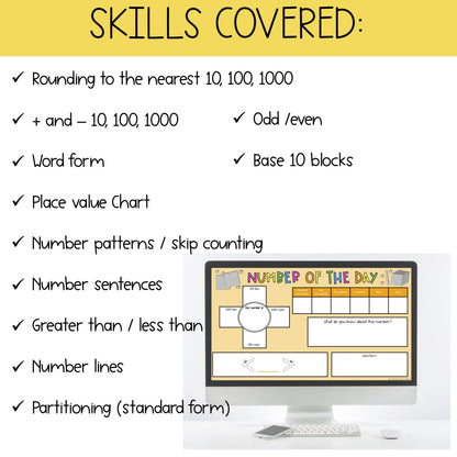Number of the Day Warmup | Daily Number Slides