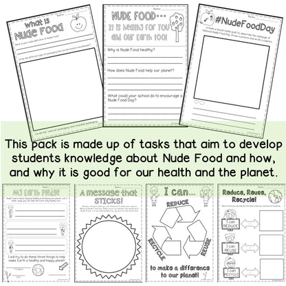 Nude Food Resource | WOW Food  [Grades 1 - 4]