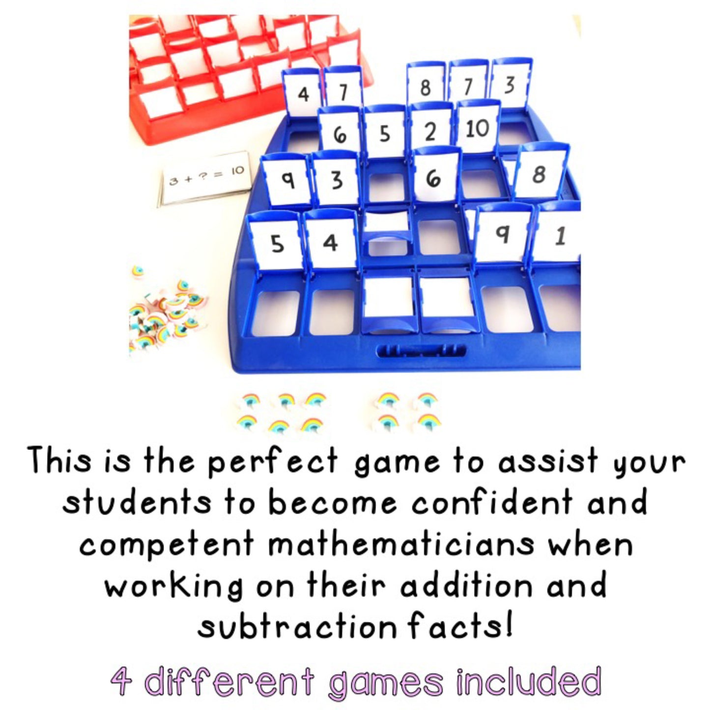 Editable Addition & Subtraction Fluency Game | Number Bonds and Doubles