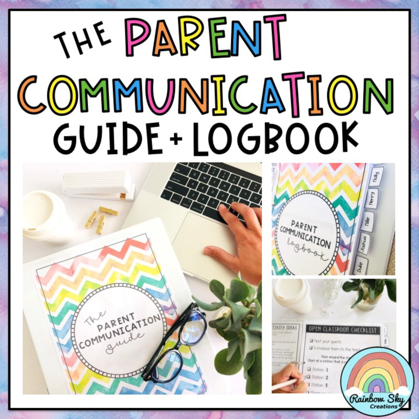 Parent Teacher Interview Guide | Parent Conference Help and Logbook