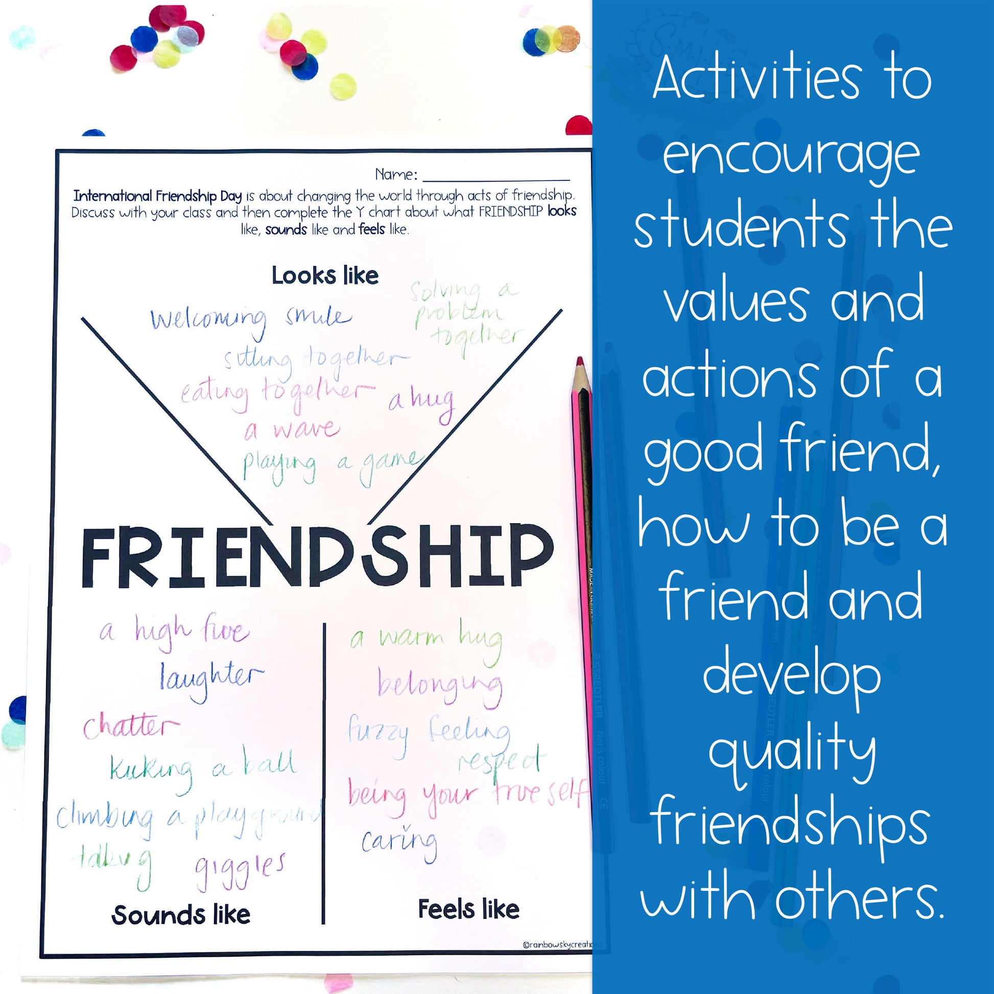 Friendship Lesson Plans High School Friendship Activities