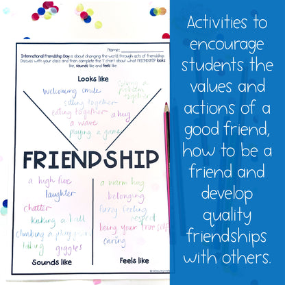 Friendship Activities | International Friendship Day | Grade 3 - 6 [SEL Lessons]