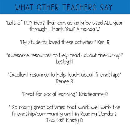 Friendship Activities | International Friendship Day | Grade 3 - 6 [SEL Lessons]