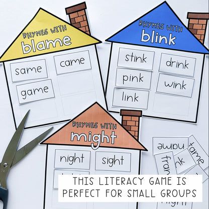 Rhyming Word Game | Reading Group Language Activity