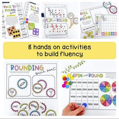 Rounding to the Nearest 1000 | Rounding to 1000 Math Centers