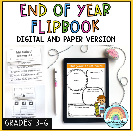 End Of Year Memories Activity | Digital Flipbook