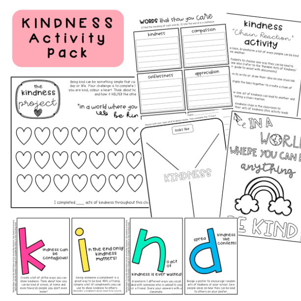 Kindness BUNDLE | Activities, Posters & Kind Campaign | Grades 2-6