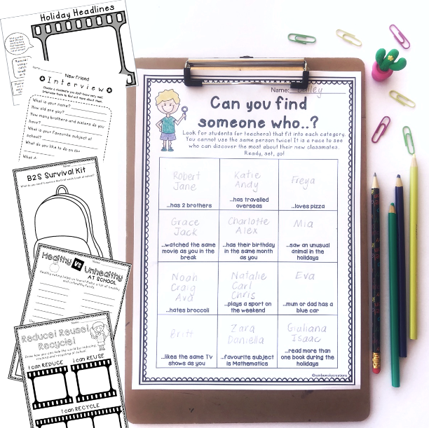 Back To School Activities BUNDLE | Grades 1-2 [Digital & Printable]