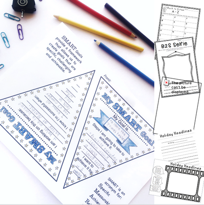 Back To School Activities BUNDLE | Grades 3-4 [Digital & Printable]