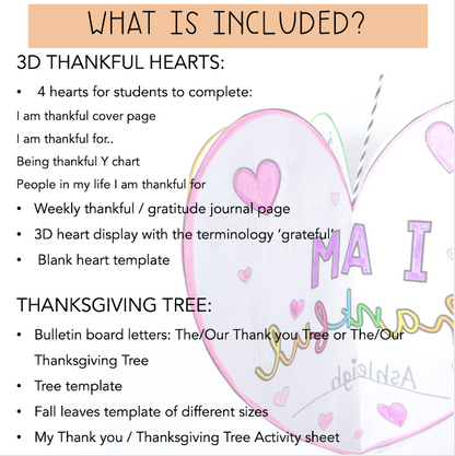 Thanksgiving Craft BUNDLE | Thanksgiving Bulletin Boards