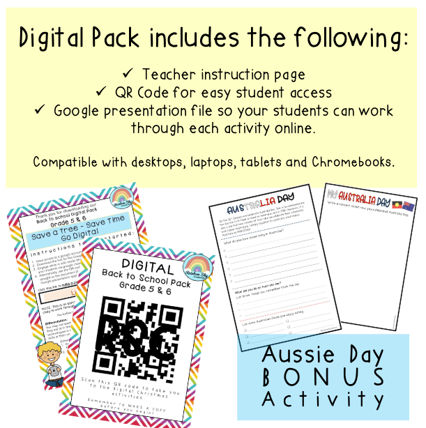 Back To School Activities BUNDLE | Grades 5-6 [Digital & Printable]