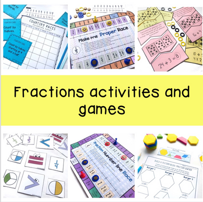 Hands-On Math BUNDLE | Math Centres | Grades 3-4