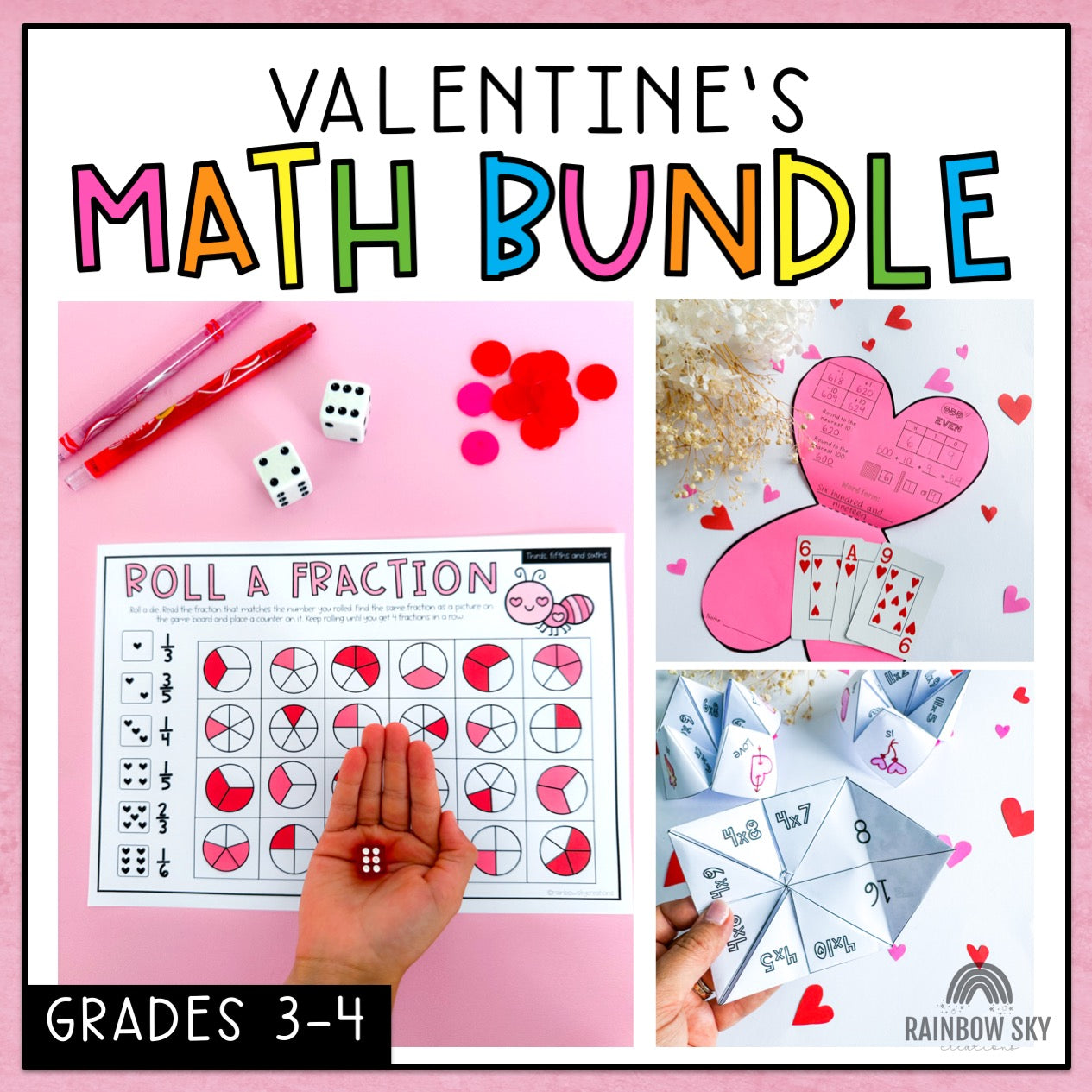 Valentine's Math BUNDLE | February Math Centres