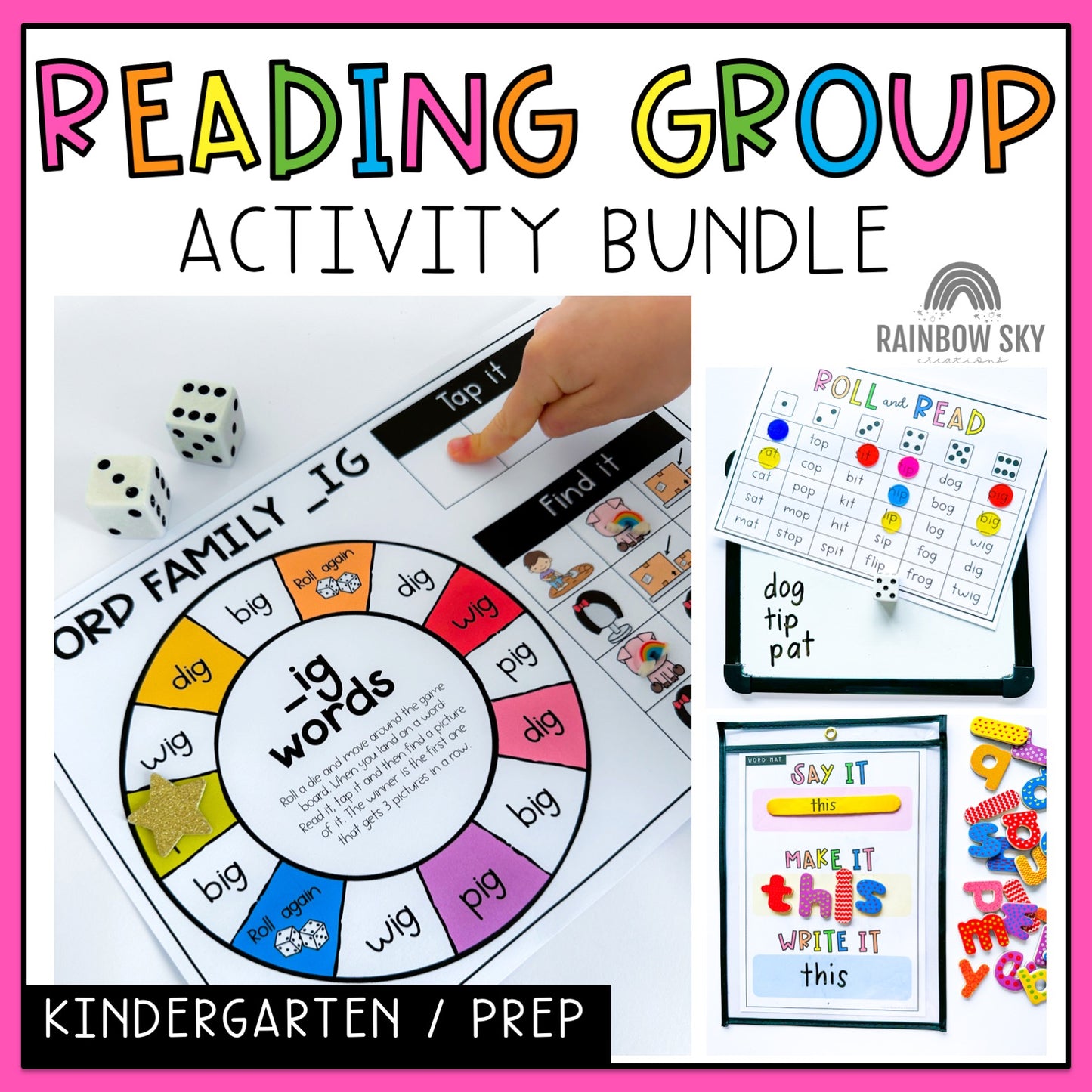 Reading Group Activities BUNDLE | Kindergarten, Foundation, Prep