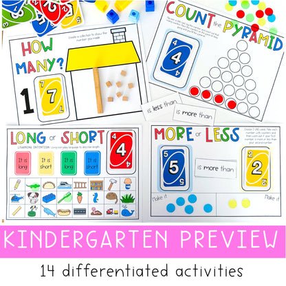 Uno Math Games Bundle - Kindergarten to Grade 6 (Version 4)