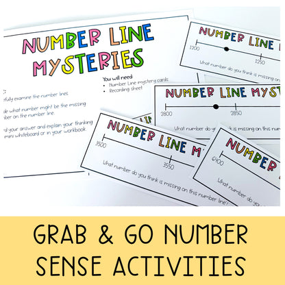 Hands-on Place Value Activities / Third and Fourth Grade Number Sense Activities