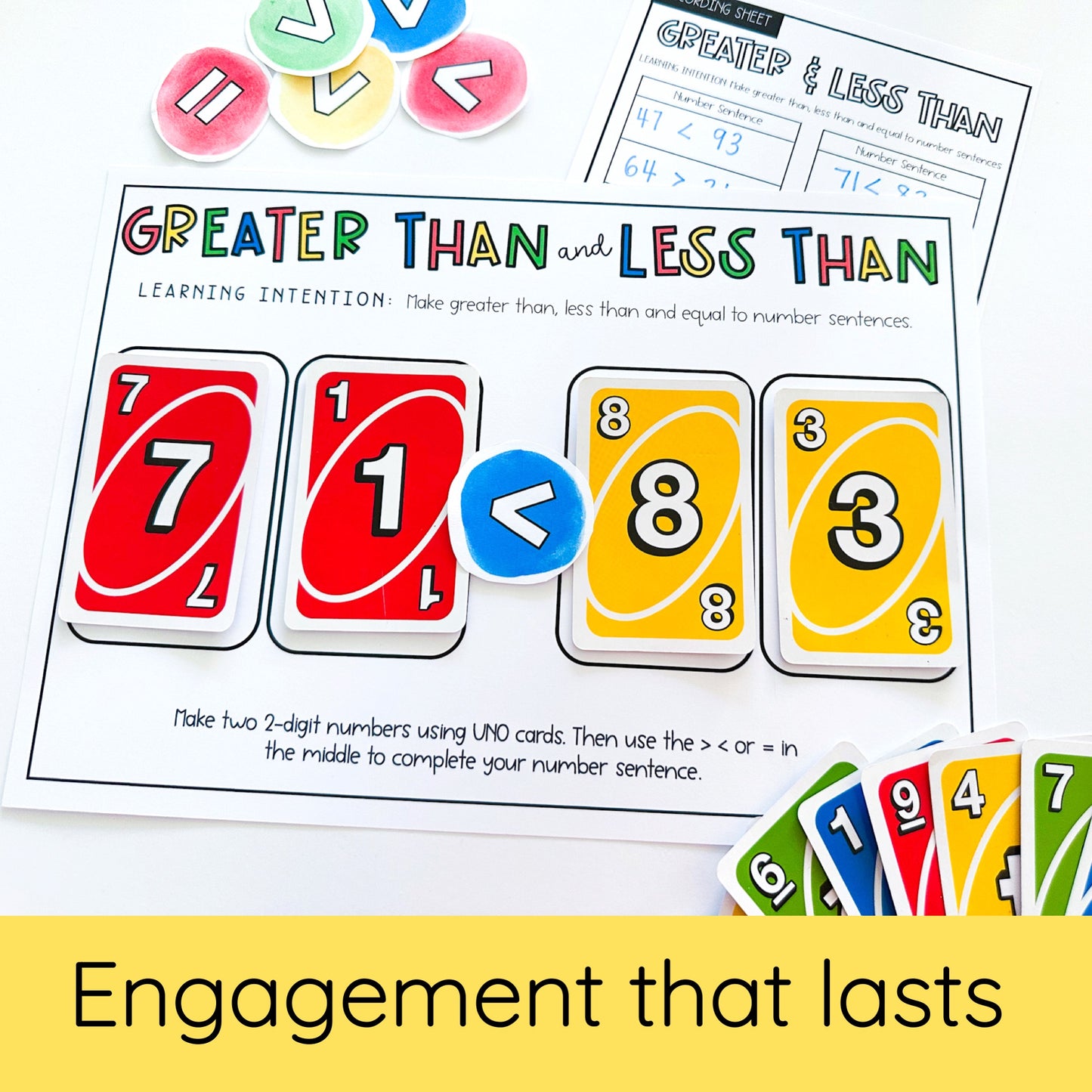 UNO Card Games - Grades 3-4 (VERSION 1)