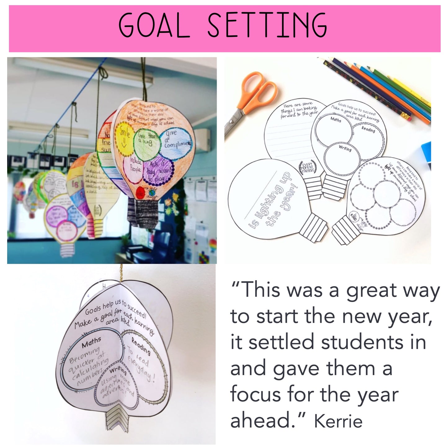 3D Seasonal Craft BUNDLE Year Long Bulletin Board Activities - Writing Activities