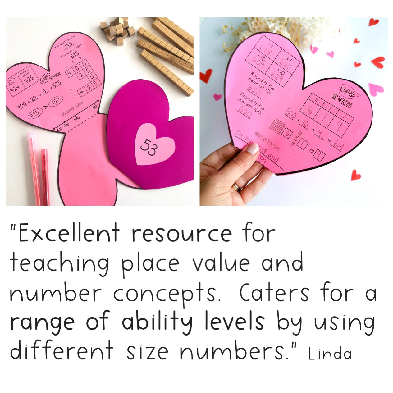 Valentine's Math BUNDLE | February Math Centres