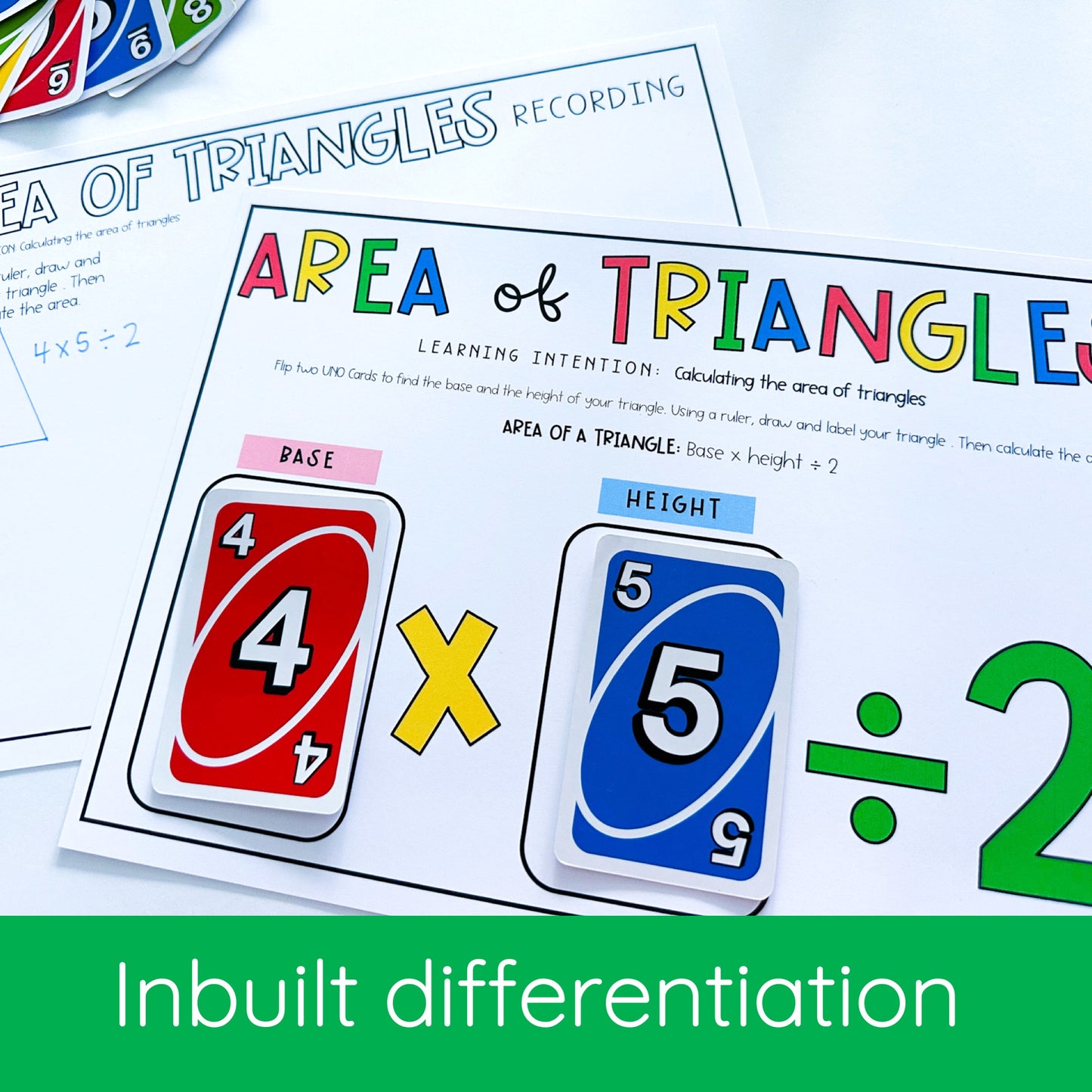 UNO Card Games - Grades 5-6 (VERSION 1)