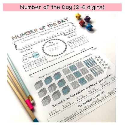 Place Value BUNDLE | Posters, Worksheets & Games | Grades 3-5