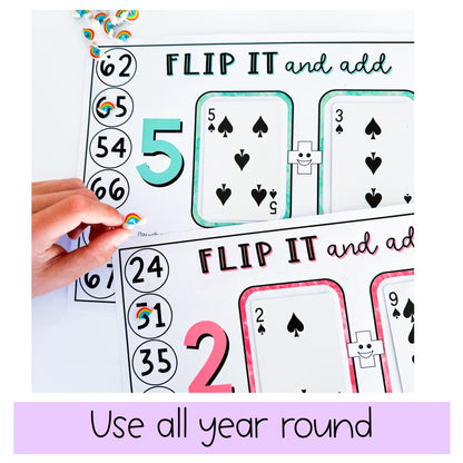 Flip It Fluency Games BUNDLE - Addition, Subtraction, Multiplication & Division