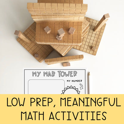 Hands-on Place Value Activities / Third and Fourth Grade Number Sense Activities