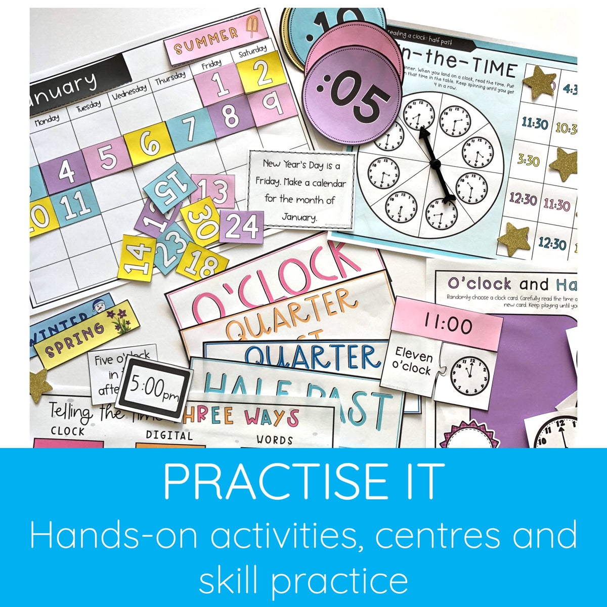 Grade 2 Math Essentials Mega Bundle - Games & Hands-On Activities