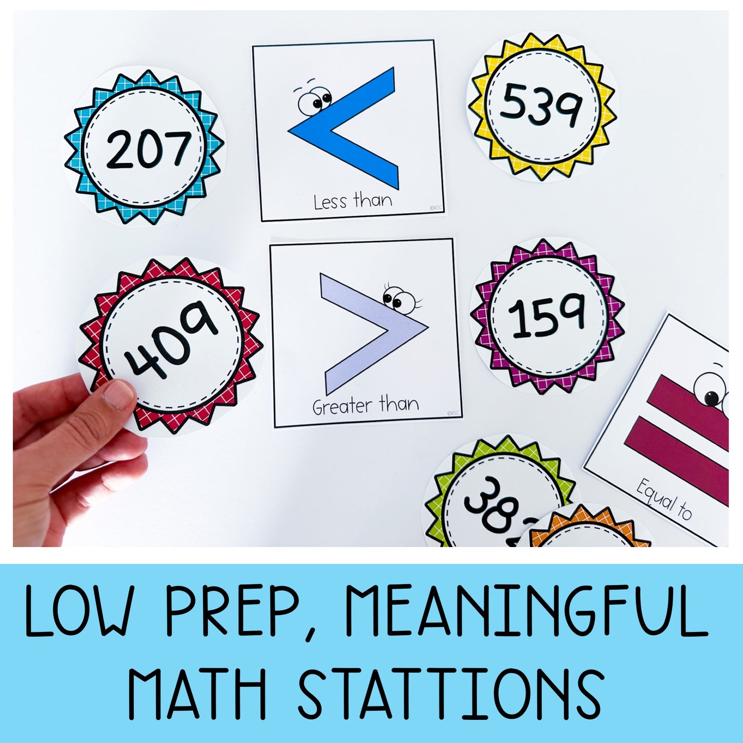 2nd Grade Number Sense Math Centers / Hands-on Place Value Activities