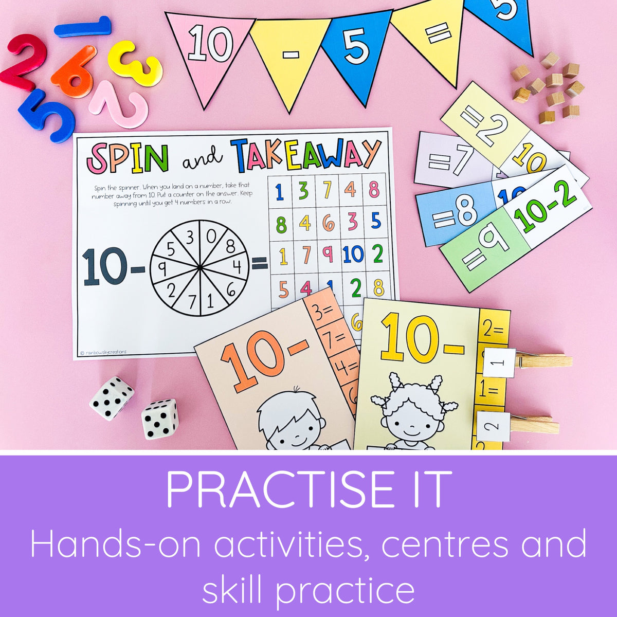 Grade 1 Math Essentials Mega Bundle - Games + Hands-on Activities