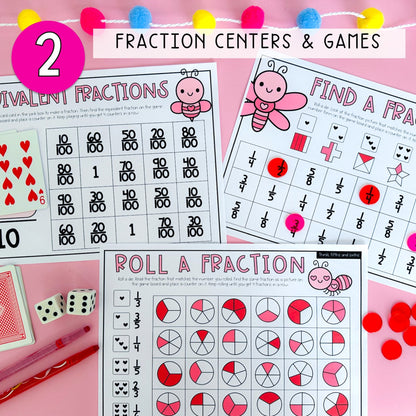 Valentine's Math BUNDLE | February Math Centres